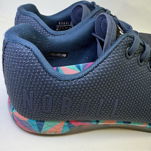 NoBull Navy Prism Trainers shoes sneakers Workout lifting gym shoes Women’s 8 - Picture 14 of 15